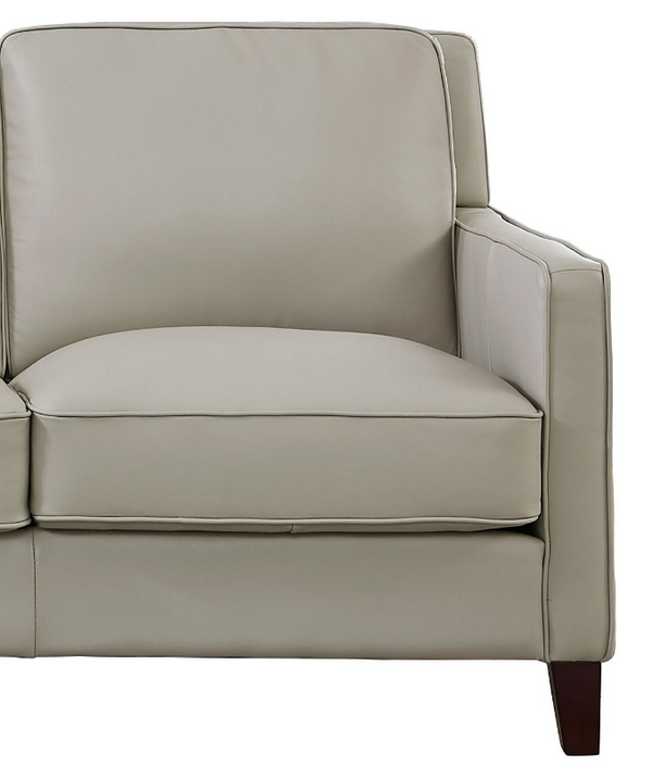 West Park Leather Collection, White - Prospera Home