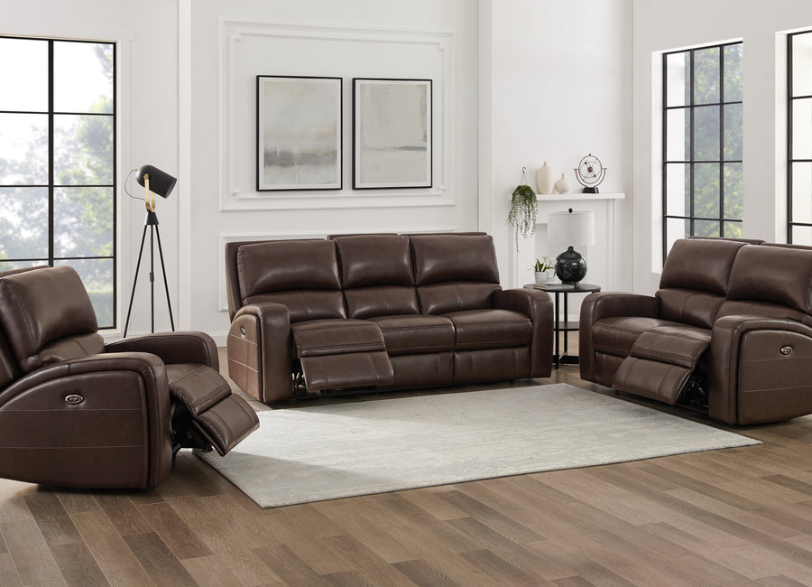 Roman Top Grain Leather Power Reclining Collection
