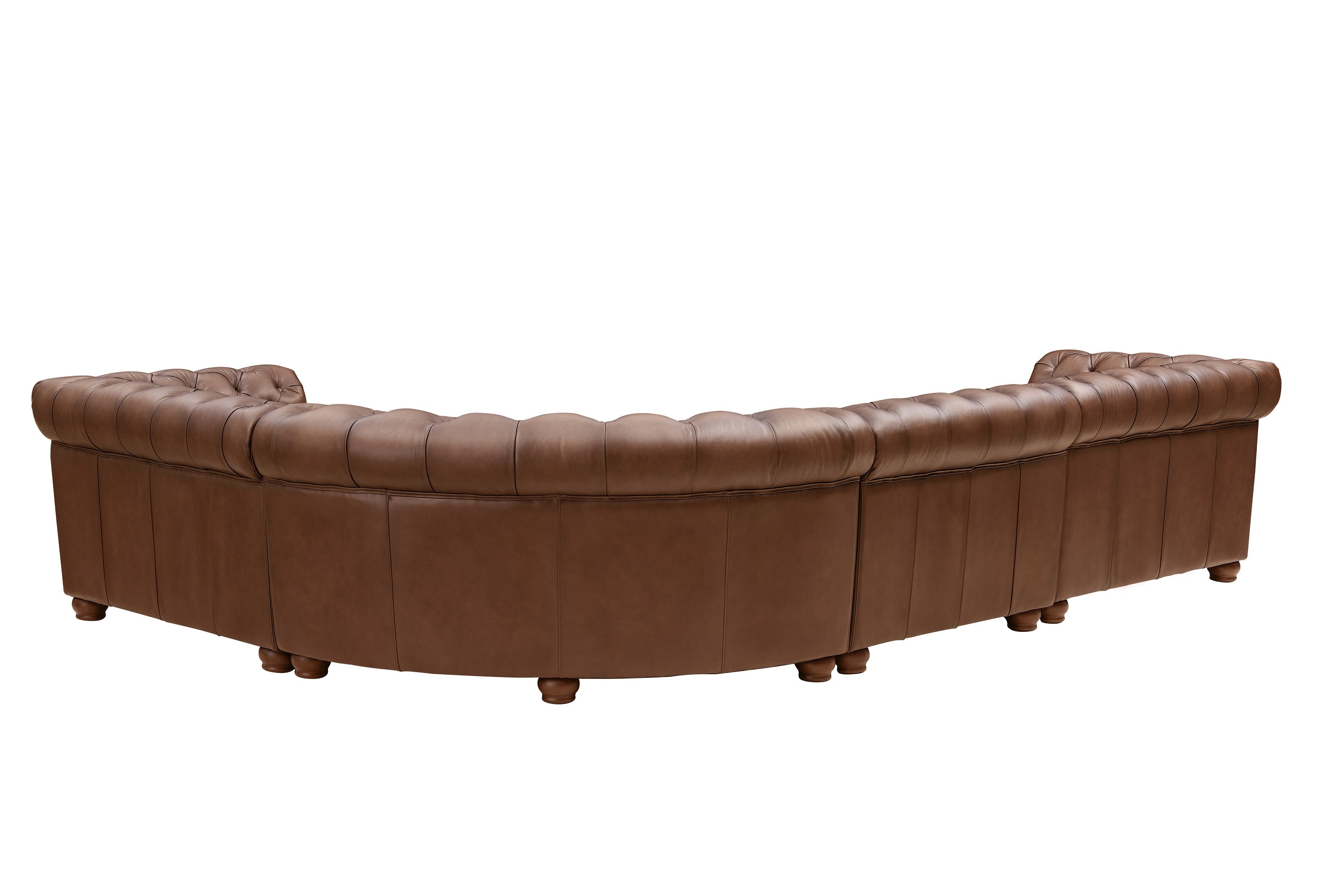 Allington Top Grain Leather Sectional Prospera Home