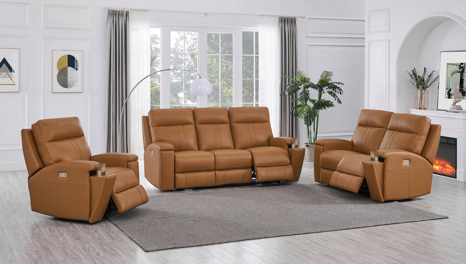 Frasier Top Grain Leather Power Reclining Collection Prospera Home